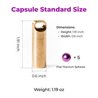 Men's Booster Capsule Sizes